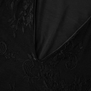 Long sleeve v neck lace maxi dress