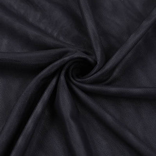 Print mesh patchwork maxi dress