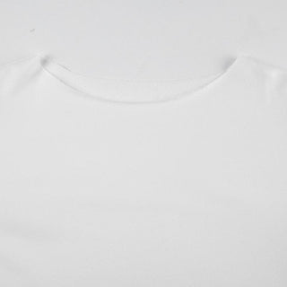 Long sleeve round neck solid top