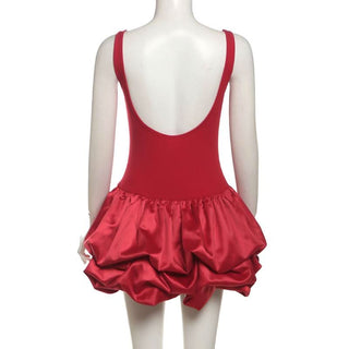 Square neck backless cami mini dress