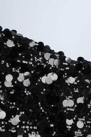 Glitter backless tube mini dress