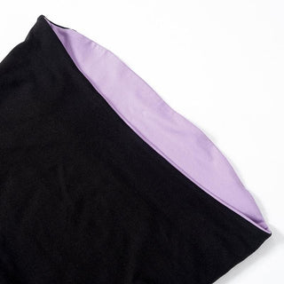 Contrast backless 2-way tube top
