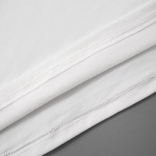 Short sleeve ruched letter pattern top