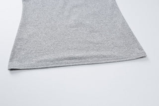 Long sleeve crewneck solid mini skirt set