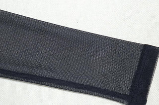 Long sleeve mesh see through knotted mini skirt set