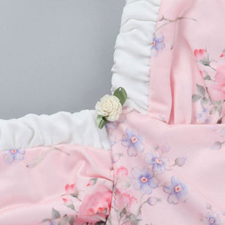 Sweetheart neck flower print cami mini dress