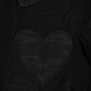 Turnover collar long sleeve sweetheart pattern mesh maxi dress