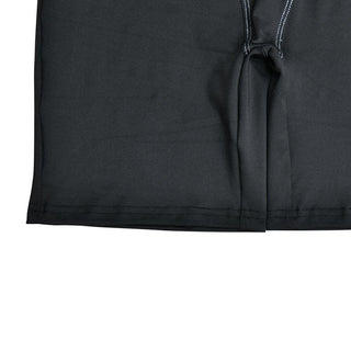 Stitch short sleeve zip-up high neck romper
