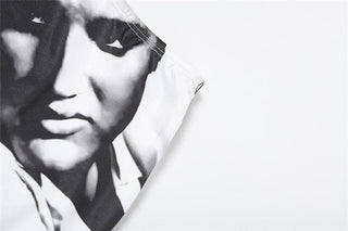 Long sleeve print crewneck mini skirt set