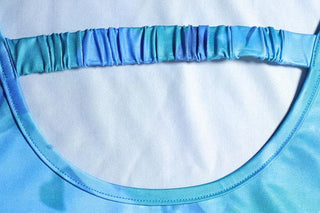 Sweetheart neck tie dye lace hem cami maxi dress