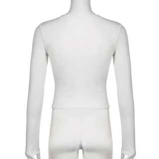 Long sleeve crewneck cat print top