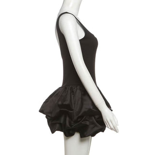 Square neck backless cami mini dress