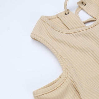 Long sleeve solid hollow out lace up self tie cut out mini dress