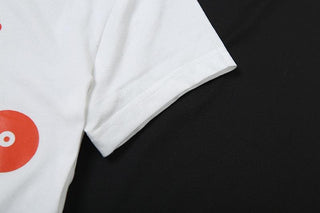 Short sleeve crewneck â€œTHE BIMBOâ€ pattern crop top