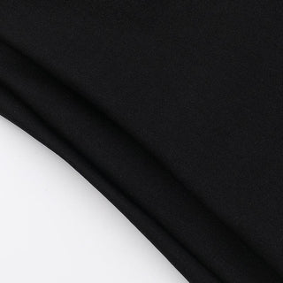 PU leather patchwork buckle zip-up tube top