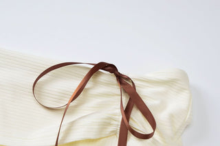 Off shoulder long flared sleeve bowknot ribbed mini dress