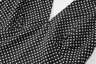 Halter polka dot print backless maxi dress