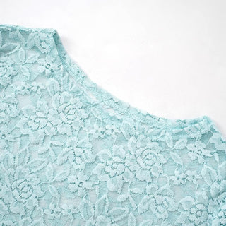 Long sleeve lace see through crop maxi skirt set