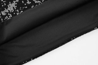 Halter v neck glitter backless mini dress