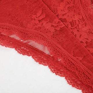 V neck lace bowknot cami bodysuit