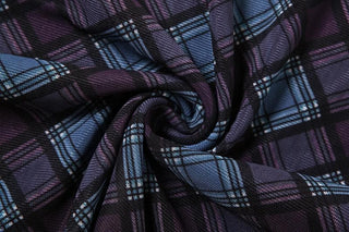 V neck plaid print bowknot crop top