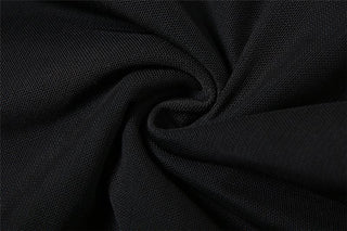 Ruffle irregular halter ribbon backless mini dress