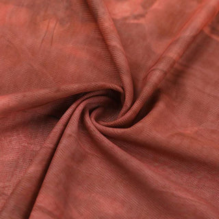 Sheer mesh beaded print crewneck sleeveless top