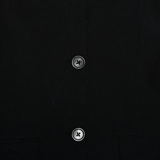 Long sleeve off shoulder button pocket mini dress