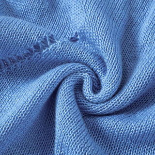 Halter knitted drawstring self tie slit maxi skirt set