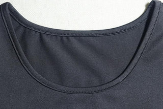 U neck flower applique ruffle ruched tank midi dress