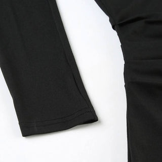 Off shoulder long sleeve beaded ruched mini dress