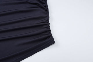 Long sleeve ruched high rise pant set