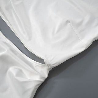 Long sleeve hollow out solid cut out mini dress