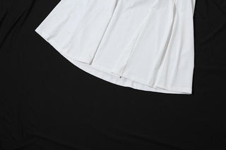 U neck hollow out solid cami cut out maxi dress
