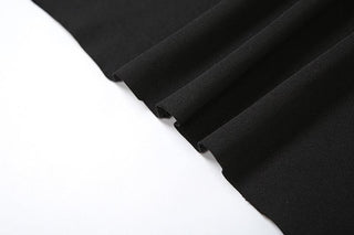 Hollow out long sleeve halter cross front self tie cut out maxi dress