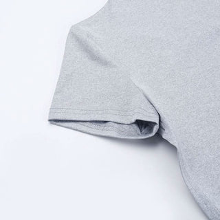 Short sleeve crewneck self tie backless top