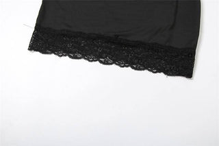 Long sleeve off shoulder lace hem hollow out cut out mini dress