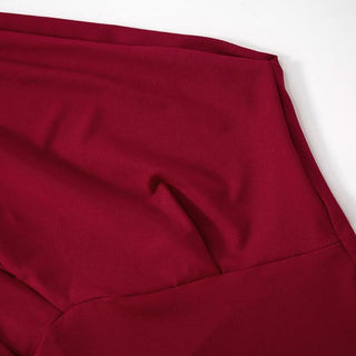 Irregular one shoulder hollow out ruched solid cut out top