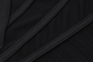 Bustier hollow out bowknot tube bodysuit