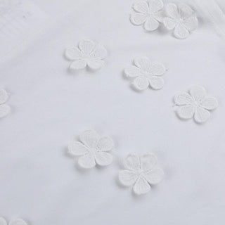 Sweetheart neck flower embroidery stitch cami mini dress