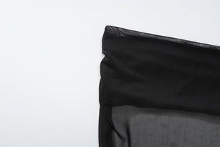 Off shoulder mesh backless maxi dress