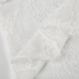 Halter u neck lace hem ruffle top