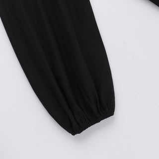 Long sleeve v neck corset maxi dress-final-sale