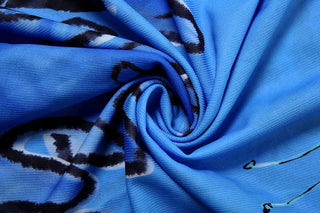 V neck abstract print cami maxi dress