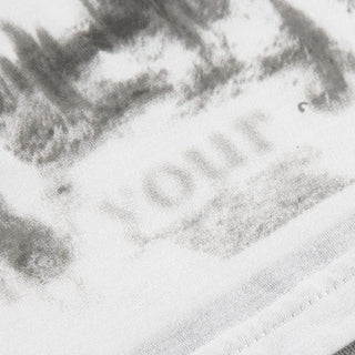 Long sleeve round neck patchwork crop top