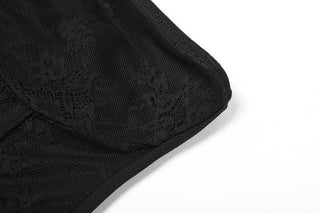 Fluffy flower print gloves backless tube mini dress