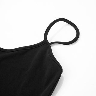 U neck ruched patchwork backless cami maxi dress