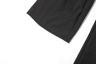 Long puff sleeve self tie crop top