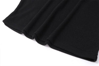 U neck long sleeve lace hem 2 piece cami top