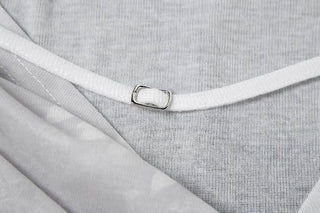 Long sleeve off shoulder print top